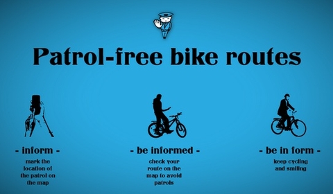 Bike patrol - aplikacija za pomoć biciklistima u izbjegavanju policije