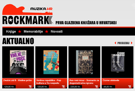 Glazbena knjižara Rockmark dobila webshop