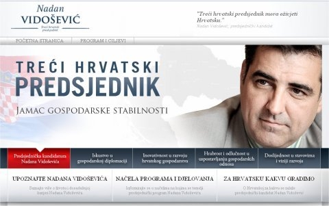 Pokrenuta web stranica Nadana Vidoševića