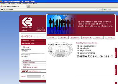 Hakiran web Karlovačke banke