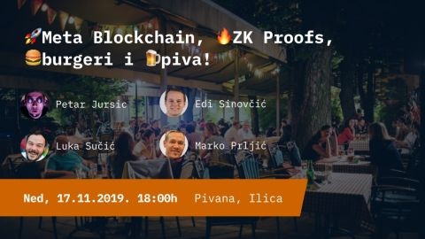BUIDL #3 - Meta Blockchain, ZK Proofs, burgeri i piva - Zagreb