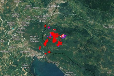 Copernicus otkriva razmjere požara u Sloveniji