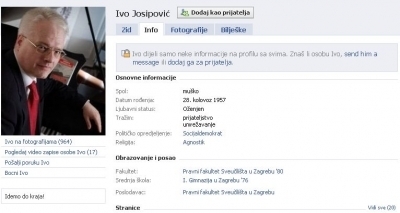 Josipovićev broj prijatelja na Facebooku dosegnuo limit
