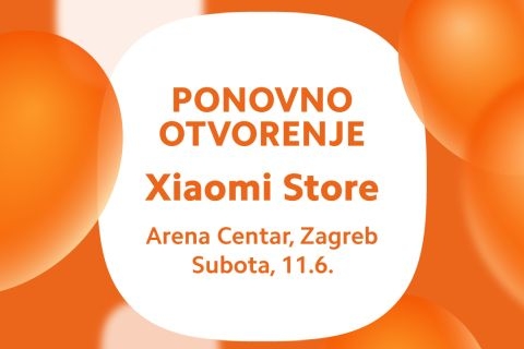 Redizajnirani Xiaomi Store otvara se 11. lipnja u Areni