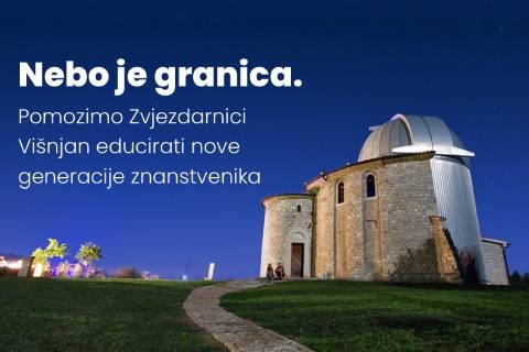 Krenuo crowdfunding - pomozite Zvjezdarnici Višnjan