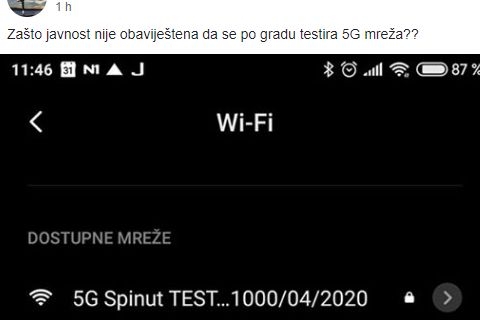 Šaljivdžija nazvao Wi-Fi po 5G mreži