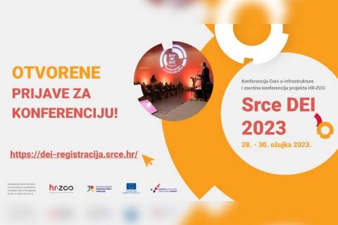 Otvorene prijave za konferenciju Dani e-infrastrukture Srce DEI 2023