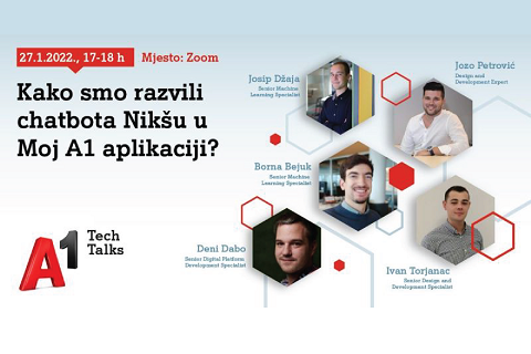 A1 TeckTalks: Kako smo razvijali chatbota Nikšu u Moj A1 aplikaciji? - ONLINE