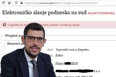Odvjetnik nezadovoljan: Nefunkcioniranje sustava e-Komunikacija može ugroziti stranke