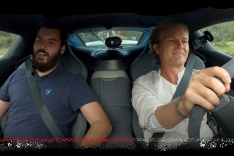 Rimac Rosbergu: Isprobaj kočnicu. Rosberg: Što?