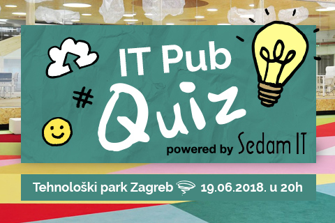 IT pub kviz powered by Sedam IT održat će se 19. lipnja