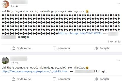 Ne klikajte na obavijest o nečijoj smrti na Facebooku