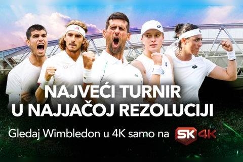 Wimbledon u 4K rezoluciji ekskluzivno za Telemachove korisnike