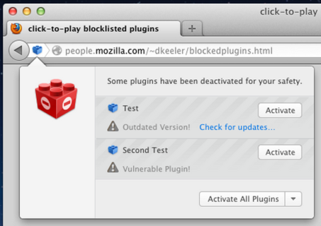 Firefox blokira Javu, Silverlight i Adobe Reader