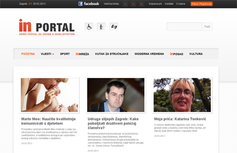 Startao portal za osobe s invaliditetom