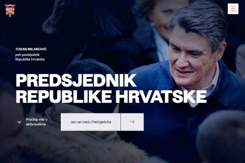 Uz novog predsjednika dolaze i nove web stranice