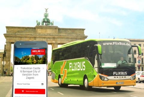 Nova digitalna usluga - Flixbusovim putnicima tijekom vožnje nudit će izlete u Hrvatsku!