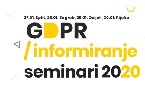 Seminar GDPR - informiranje - Zagreb