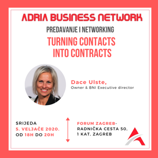 4. Adria Business Network: Pretvorite kontakte u ugovore - Zagreb