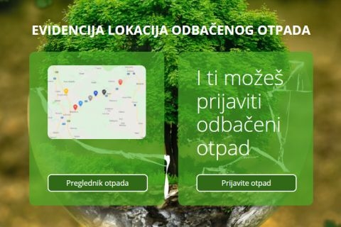 Prijavite odbačeni otpad putem Interneta