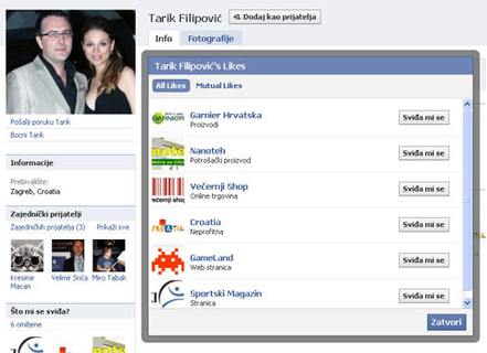 Tarikov profil na FB lažan - je li ga napravila neka agencija?
