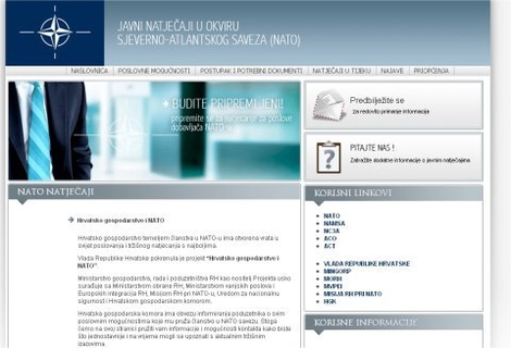 Hrvatske tvrtke do NATO natječaja putem weba
