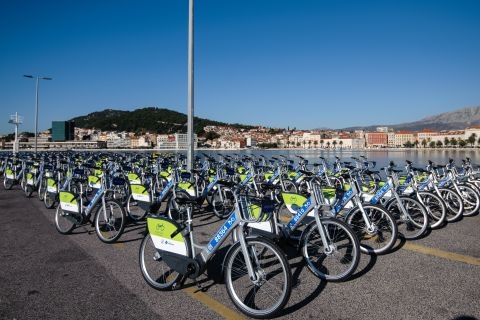 Split postao grad s najviše javnih bicikala, većina na struju