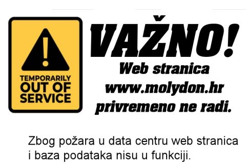 I Molydonove stranice nedostupne zbog posljedica požara u data centru