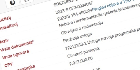 Sustav jedinstvenog kontakt centra za e-usluge - projekt vrijedan dva milijuna eura
